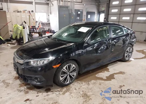 2017 Honda Civic Ex-T из США, поврежденный, VIN 19XFC1F3XHE027282